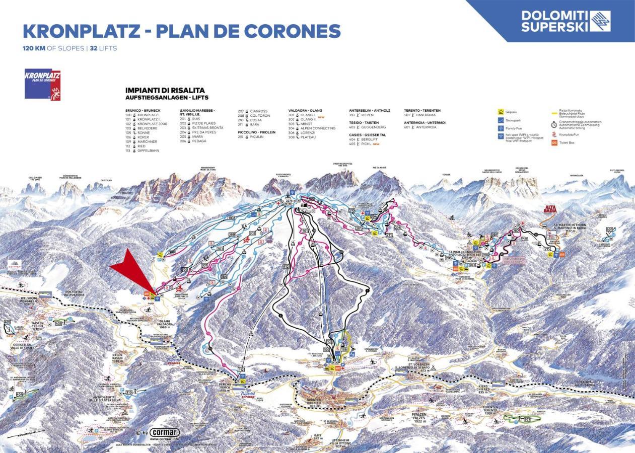Kronplatz Apartment Sorafurcia ภายนอก รูปภาพ